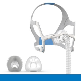 Máscara nasal Versátil da ResMed AirFit F20 para terapia