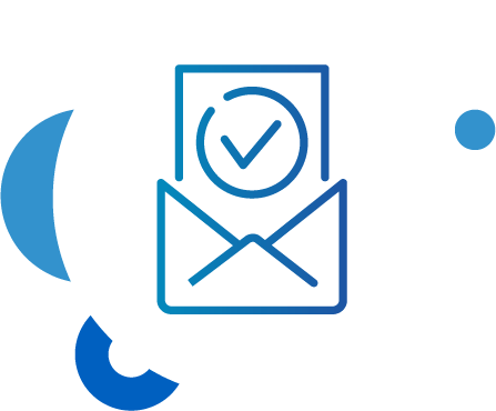 ícone consulte o seu email